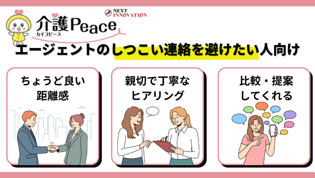 介護ピースのおすすめ図解。